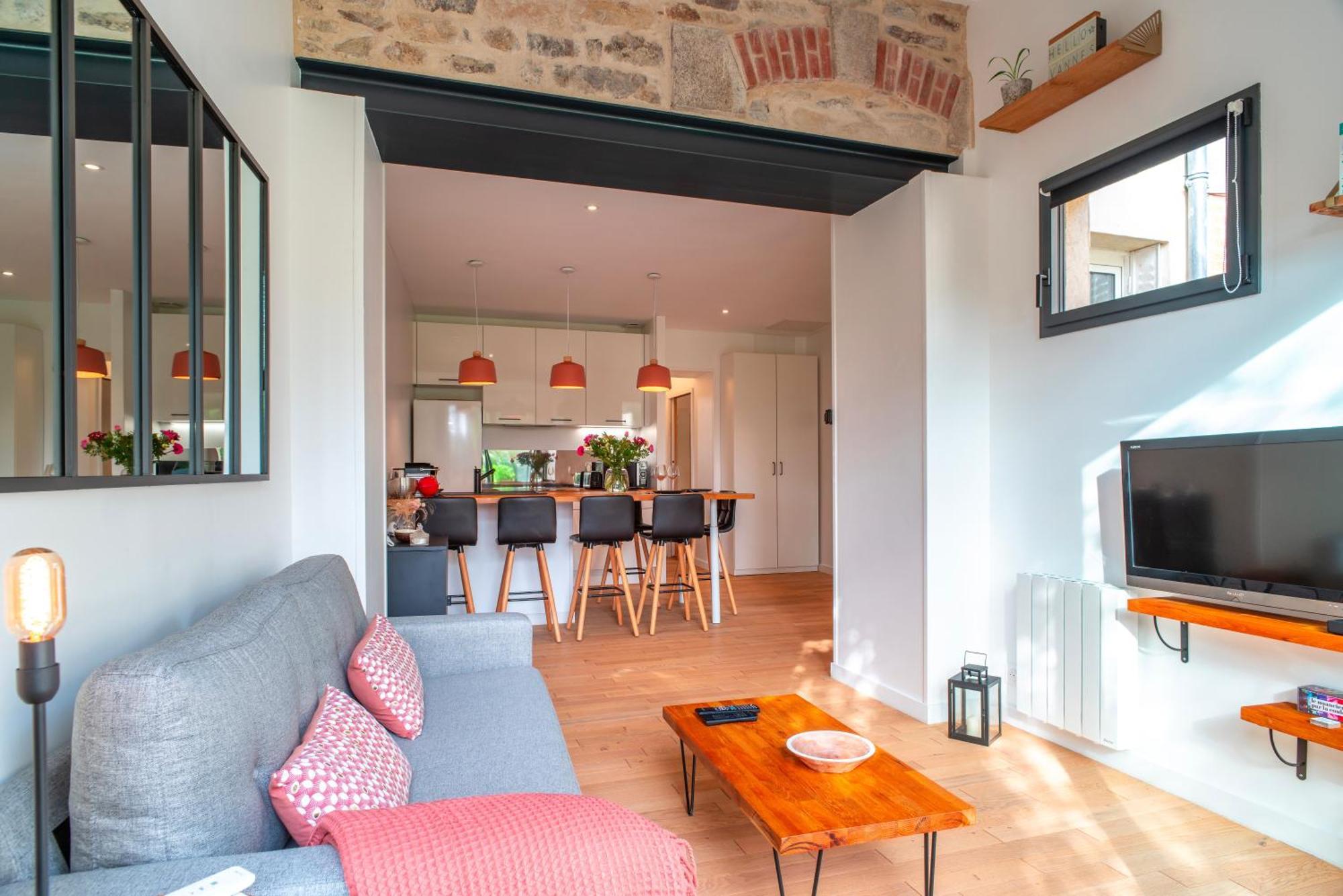 Escale Jardin - Joli Apt Proche Gare Avec Jardin Vannes Exteriér fotografie