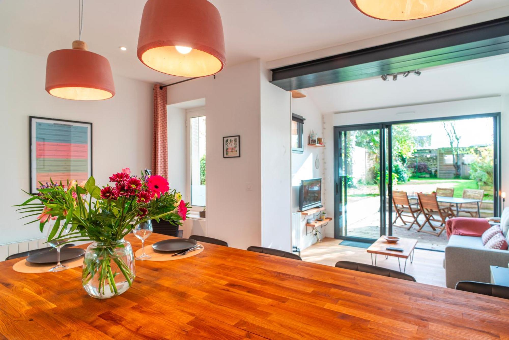 Escale Jardin - Joli Apt Proche Gare Avec Jardin Vannes Exteriér fotografie